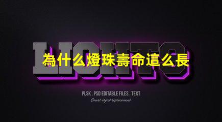 為什么燈珠壽命這么長(zhǎng) 日本人壽命為什么這么長(zhǎng)